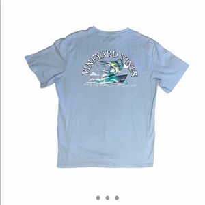 Swordfish Vineyard Vines Logo Tee Medium